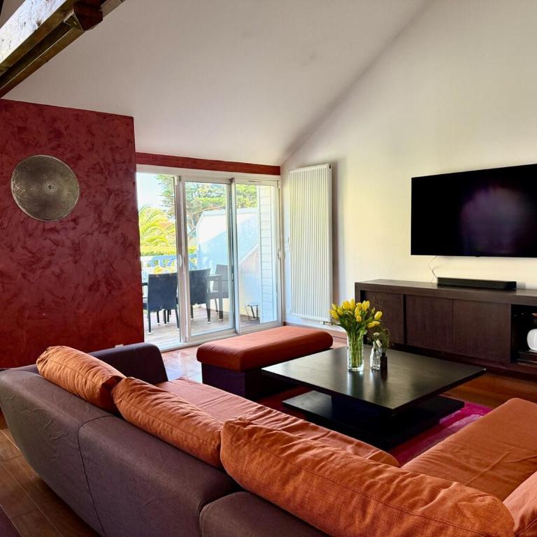 Vue mer à Pornichet Vent du Large - Four-Bedroom House - 26