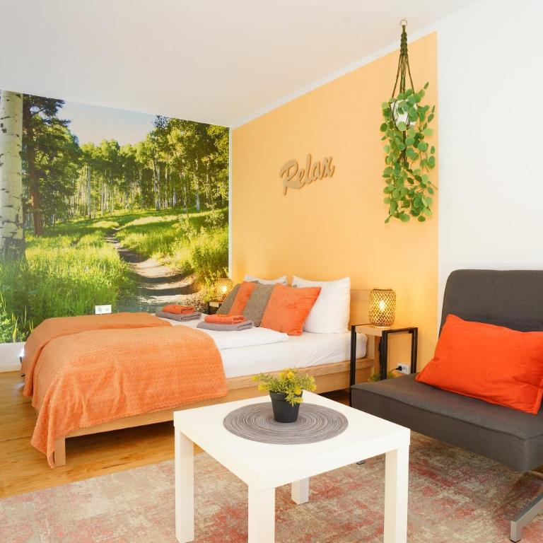 RELAX - ORANGE mit Pool und Sauna - Apartment mit 1 Schlafzimmer - 12