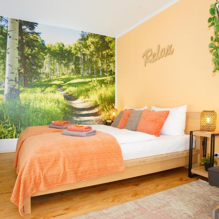 RELAX - ORANGE mit Pool und Sauna - Apartment mit 1 Schlafzimmer - 1