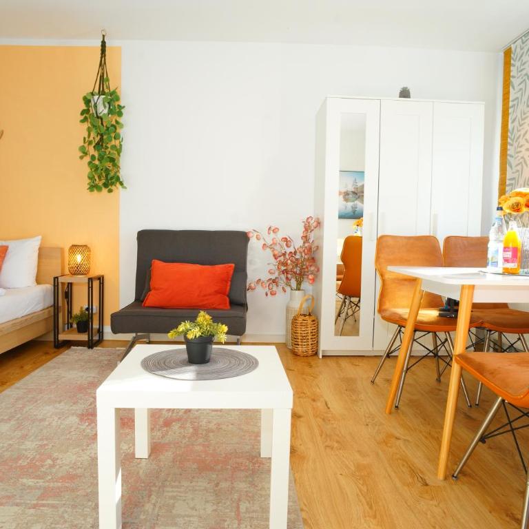 RELAX - ORANGE mit Pool und Sauna - Apartment mit 1 Schlafzimmer - 14