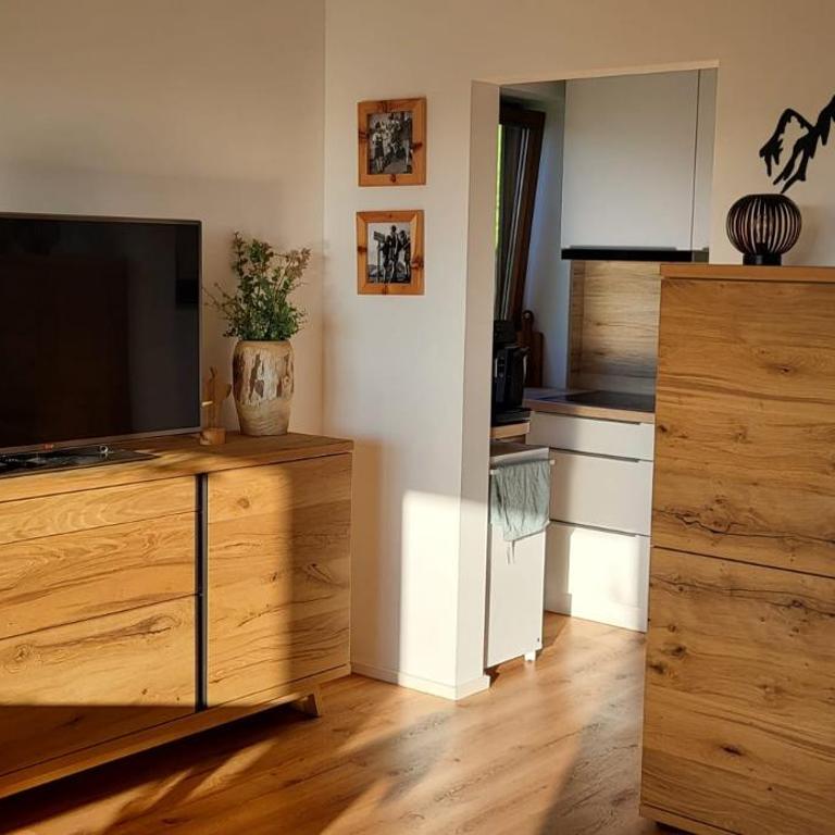 Bergchalet mit Pool und Sauna, ganz nah am Bikepark Weitnau, direkt am Skilift - Apartment mit 1 Schlafzimmer - 19