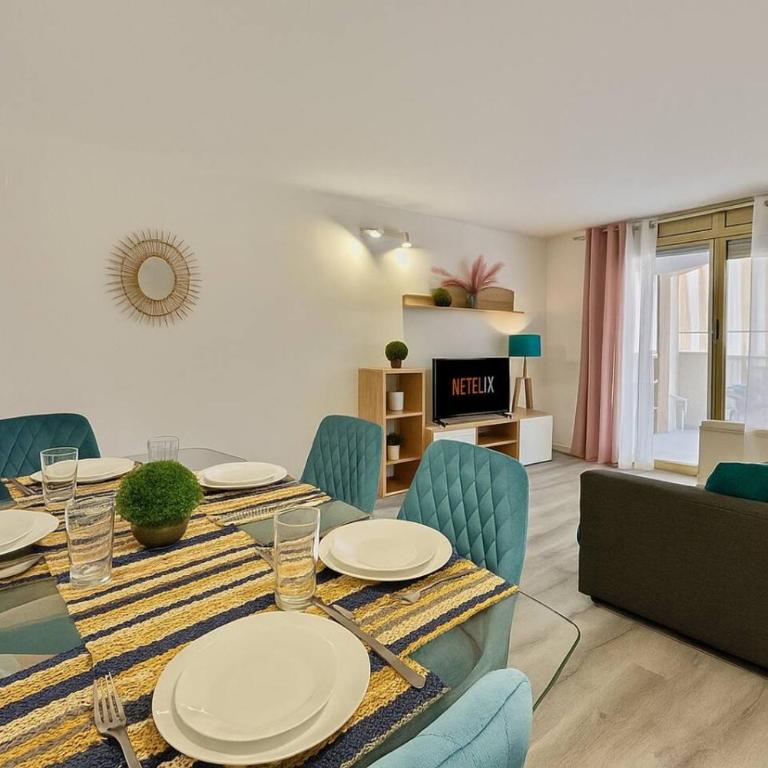 Cozy Flat with Wifi and Pool 5 min to beach - Apartamento de 2 dormitorios con piscina privada - 11