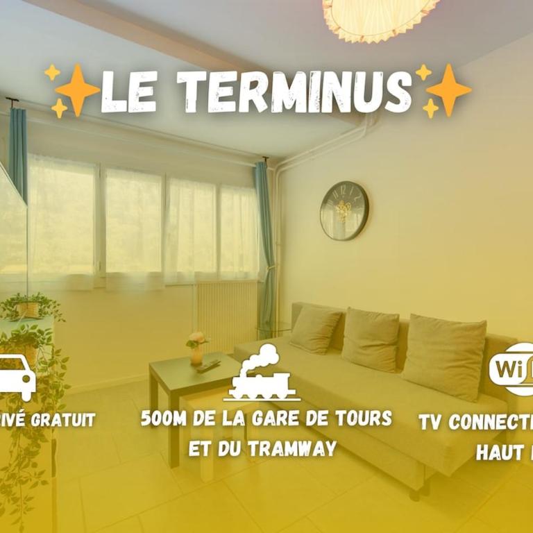 Le Terminus Gare de Tours - Apartment mit 1 Schlafzimmer - 1