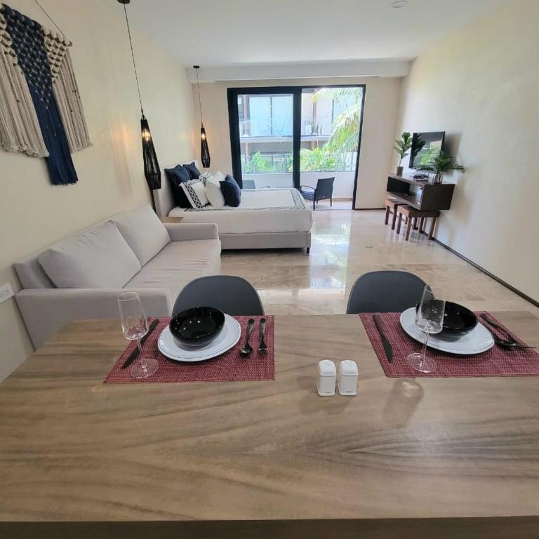 Disfruta el encanto Bohemio en Playa del Carmen - Apartamento Estudio - 15