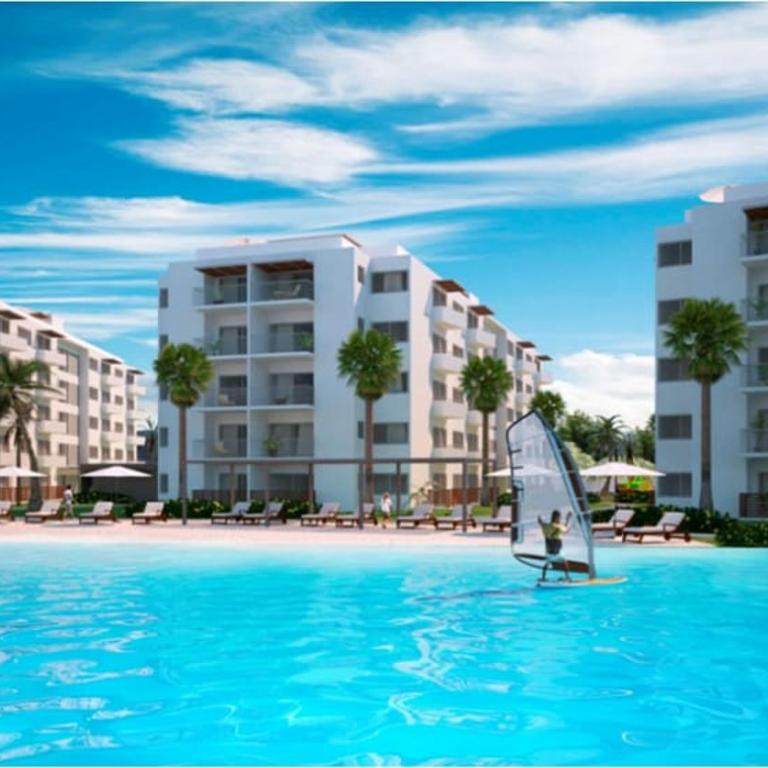 Mazablue depa en laguna con playas artificiales - Two-Bedroom Apartment with Resort View - 8