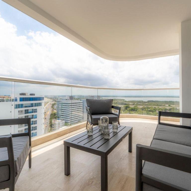 CB1629 | Suite moderna con vista 180 mar ciudad - Queen Suite - 16