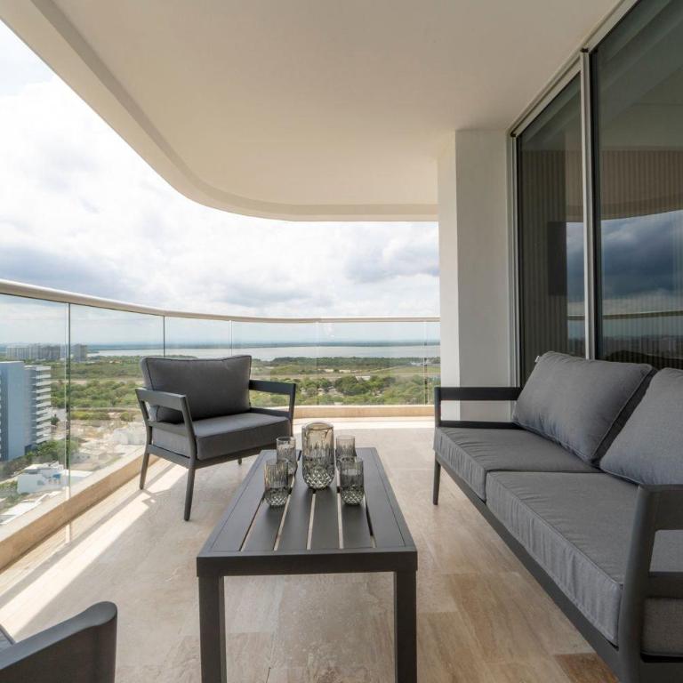 CB1629 | Suite moderna con vista 180 mar ciudad - Queen Suite - 17