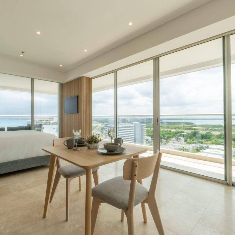 CB1629 | Suite moderna con vista 180 mar ciudad - Queen Suite - 25