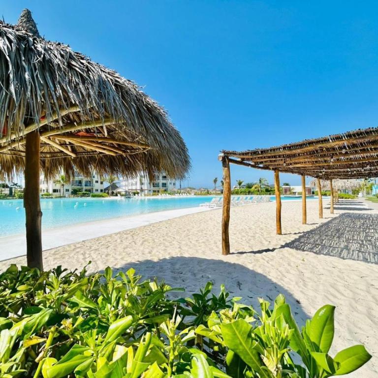 Mazablue depa en laguna con playas artificiales - Two-Bedroom Apartment with Resort View - 7
