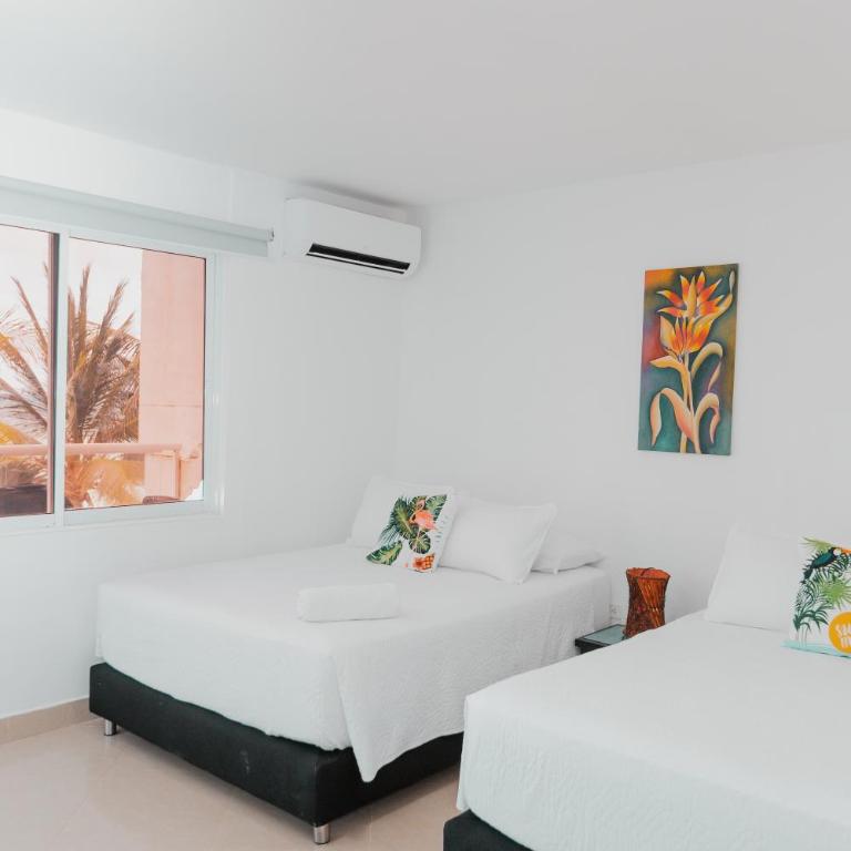Hotel Molino de Viento - Deluxe Twin Room with Balcony and Sea View - 8