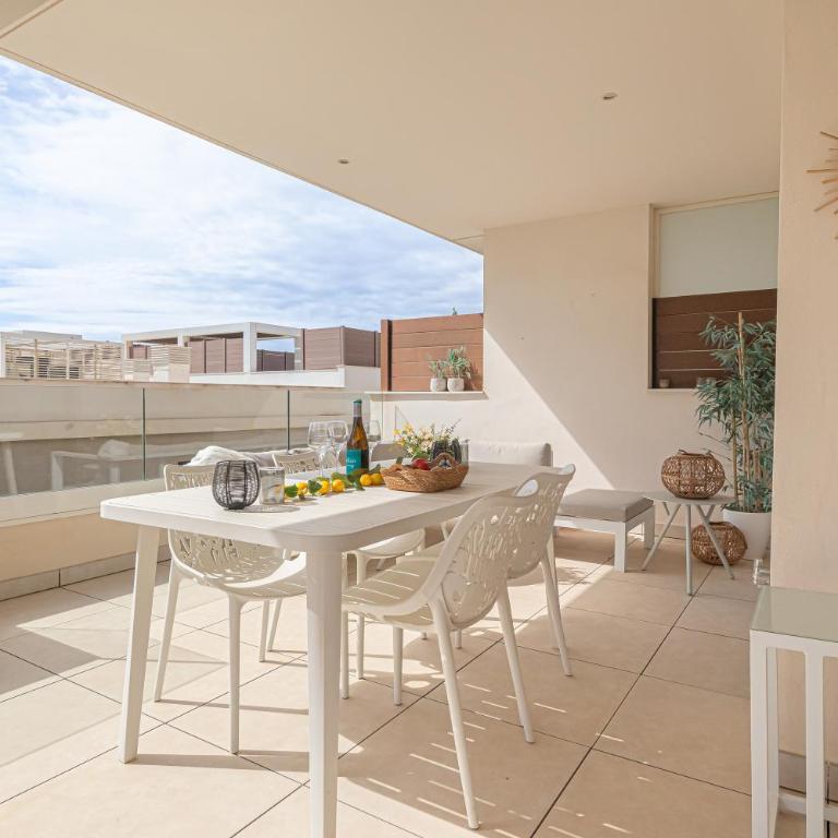 Luxury Jardinana Lotus 700m To Beach - Happy Rentals - Apartment with Terrace - 13