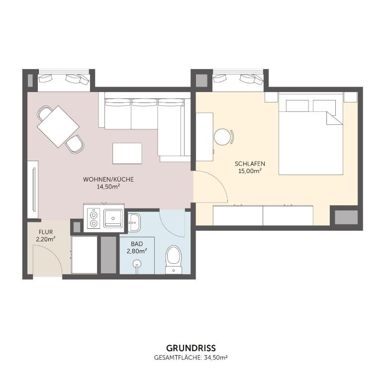 FeWo Immenstadt Apartment - Apartment mit 1 Schlafzimmer - 14