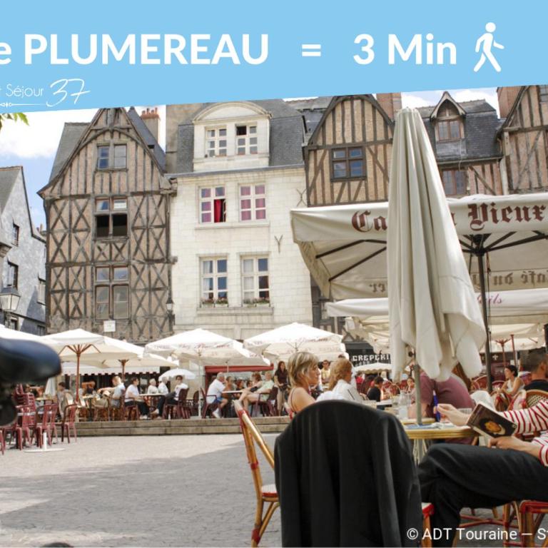 3 Central Tours Bleu - Proche de tous commerces - Appartement - 12
