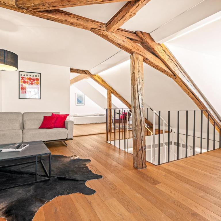 Ferienwohnung Insel-Loft - Maisonette auf der Insel, exklusiv mit Dachterrasse - Appartamento con Vista Lago - 10