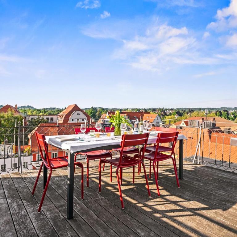 Ferienwohnung Insel-Loft - Maisonette auf der Insel, exklusiv mit Dachterrasse - Appartamento con Vista Lago - 16