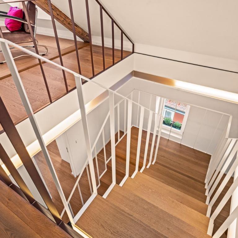 Ferienwohnung Insel-Loft - Maisonette auf der Insel, exklusiv mit Dachterrasse - Appartamento con Vista Lago - 18