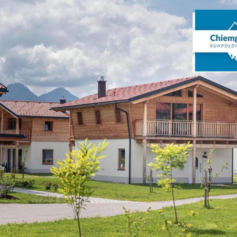 Luxalps- Chalets Inzell- Sauna- Skifahren- Wandern- Natur- Chiemgau Card - Chalet No 8 & 16 mit Hot Pot - Chalet mit 3 Schlafzimmern - 18