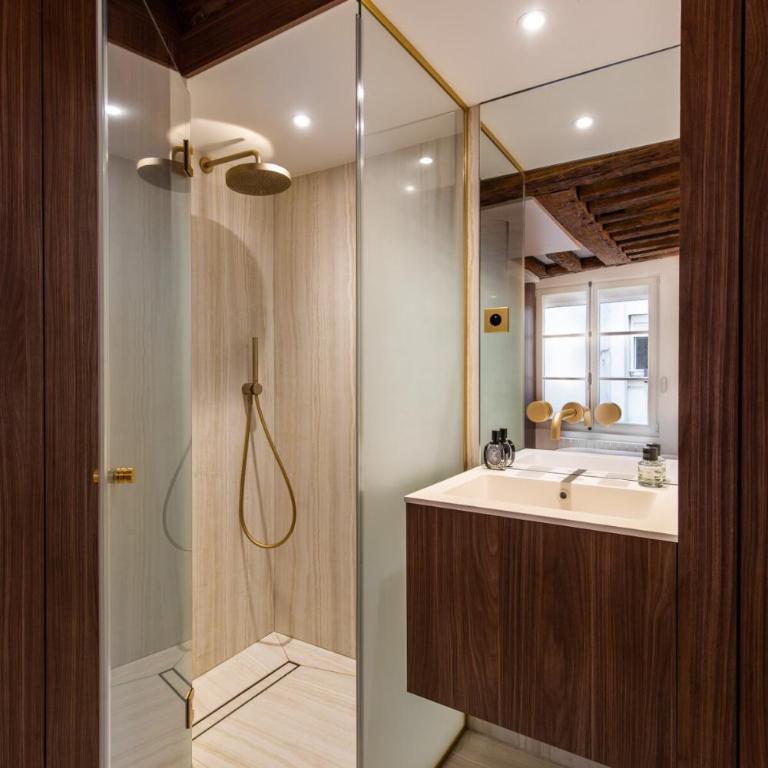 Luxury 1BR - Louvre Saint Honoré palais Royal-AC - Apartment mit 1 Schlafzimmer - 15
