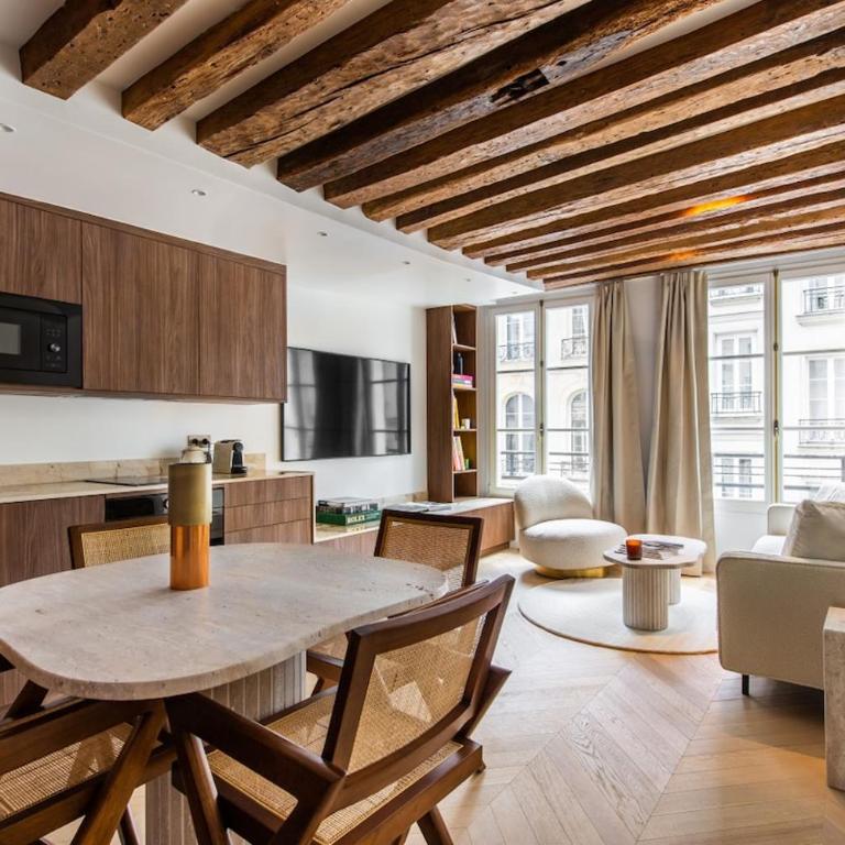 Luxury 1BR - Louvre Saint Honoré palais Royal-AC - Apartment mit 1 Schlafzimmer - 6