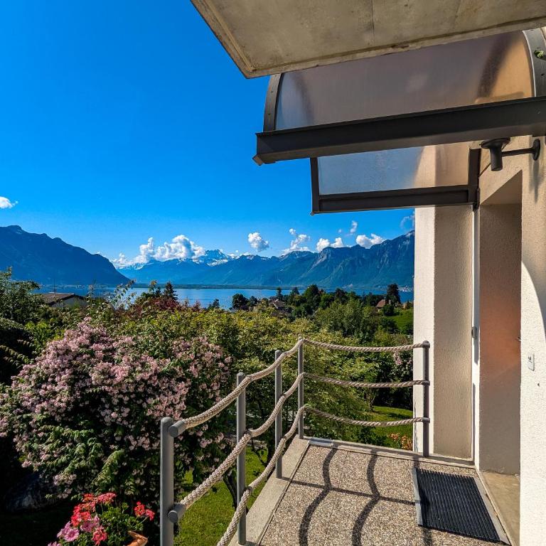 Appt terrasse idéalement situé Chailly sur Montreux - Apartment - 21