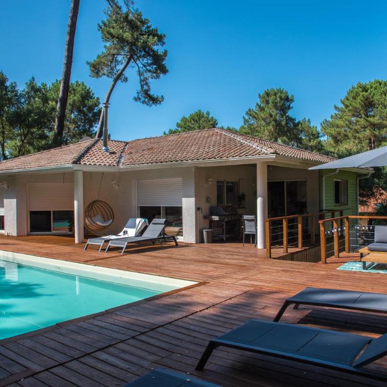 Connemara, Superbe Villa avec piscine, au cœur de la forêt, accès à la plage en vélo - Villa avec Piscine Privée - 2
