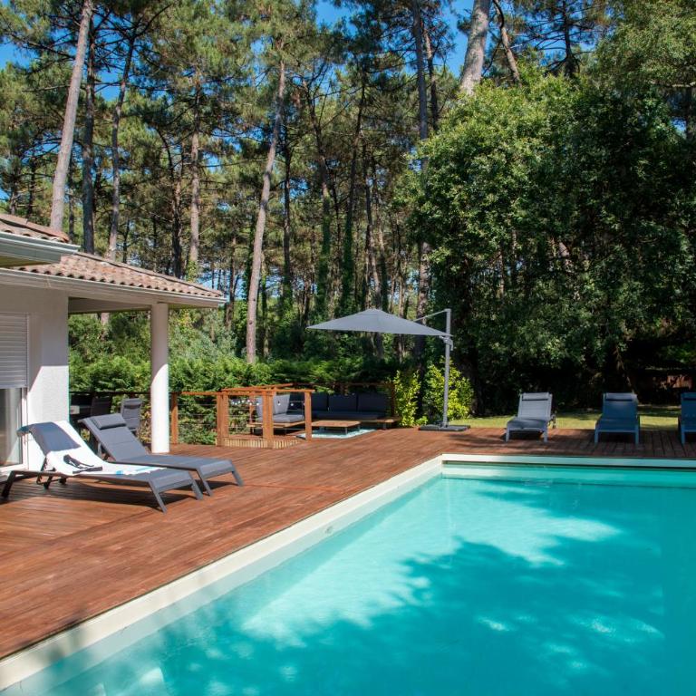 Connemara, Superbe Villa avec piscine, au cœur de la forêt, accès à la plage en vélo - Villa avec Piscine Privée - 4