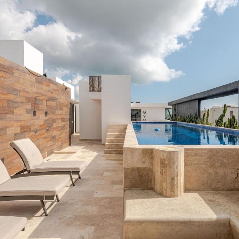 Tulum City Apartments - Zama Tower Premium - Apartamento de 2 dormitorios con piscina privada - 9