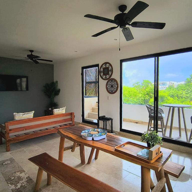Tulum City Apartments - Zama Tower Premium - Apartamento de 2 dormitorios con piscina privada - 65