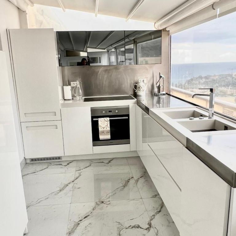 Sea View Penthouse, Monaco Border, Private Parking - Appartement 2 Chambres - 11