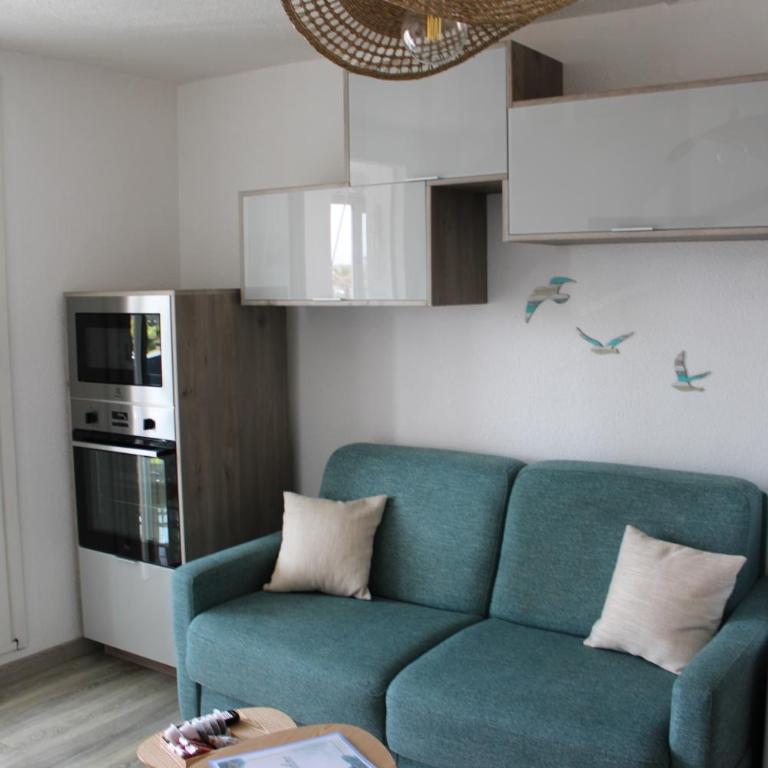 L'Ondine - Les pieds dans l'eau - Meublé de tourisme classé 2 étoiles - Apartment mit 1 Schlafzimmer, Balkon und Bergblick - 7