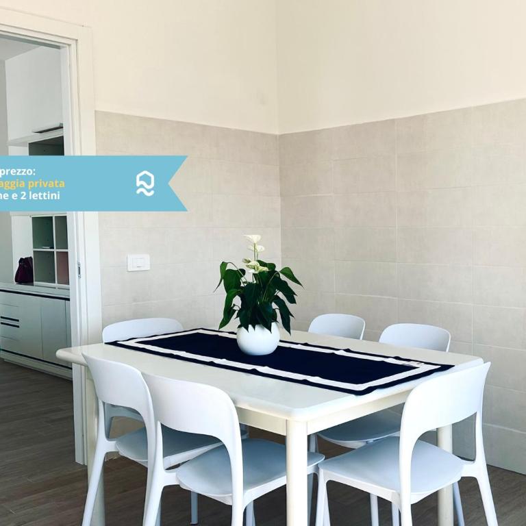 M413 - Marcelli, quadrilocale fronte mare con vista e spiaggia privata - Appartamento con 3 Camere da Letto e Vista Mare - 12