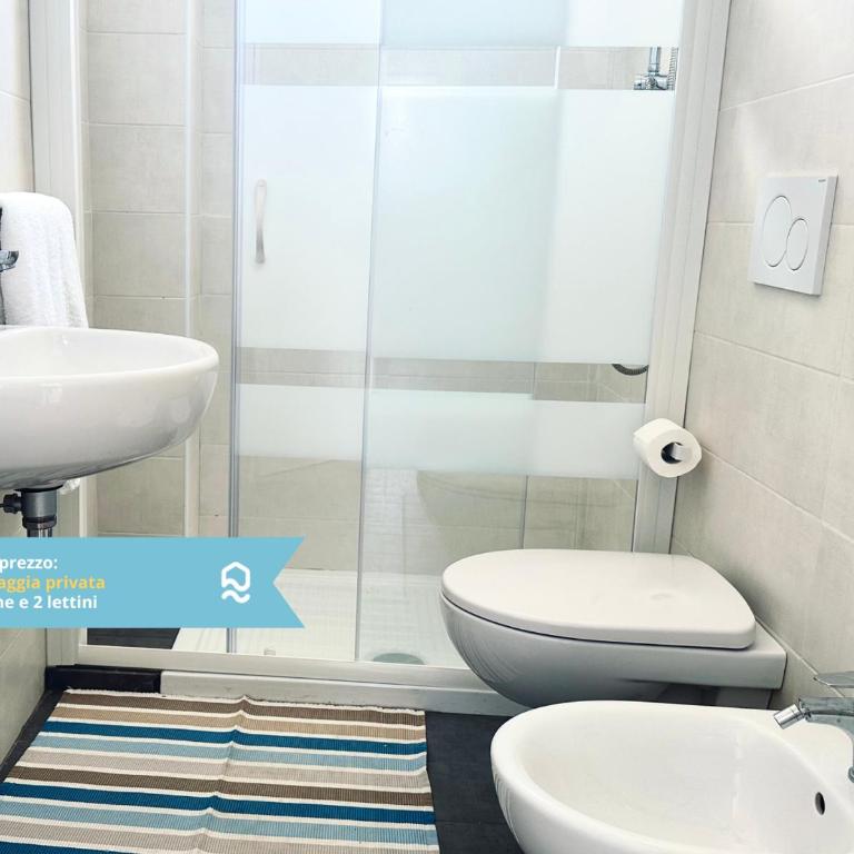 M413 - Marcelli, quadrilocale fronte mare con vista e spiaggia privata - Appartamento con 3 Camere da Letto e Vista Mare - 22