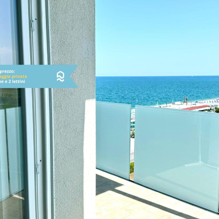 M413 - Marcelli, quadrilocale fronte mare con vista e spiaggia privata - Appartamento con 3 Camere da Letto e Vista Mare - 5