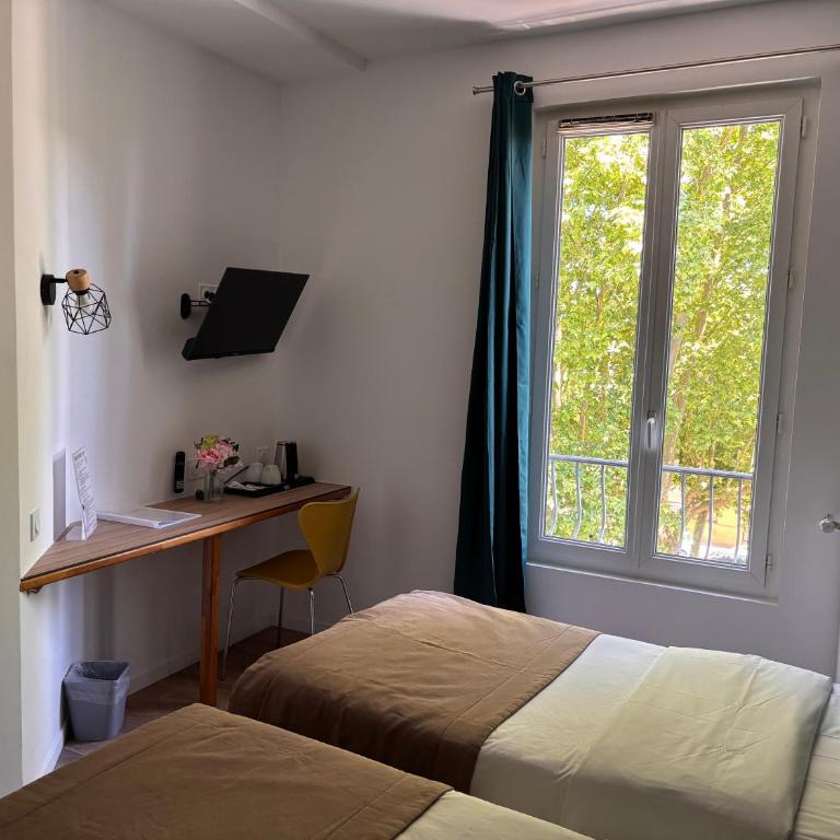 Hôtel & Spa Le Gambetta, Bergerac, Centre ville - Chambre Lits Jumeaux - 2