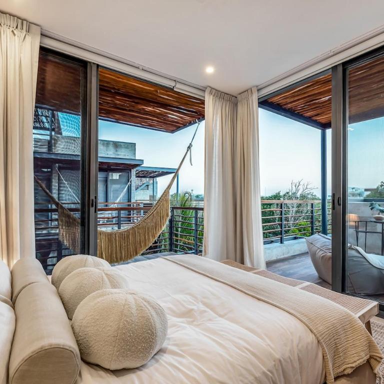 Gorgeous Luxury Penthouse at Xalet Tulum with Private roof and Jacuzzi - Three-Bedroom Apartment - 14