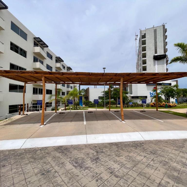 Fantástico Depa en BLUU con PLAYA ARTIFICIAL - Turquesa 208 - - Apartamento de 2 dormitorios - 42
