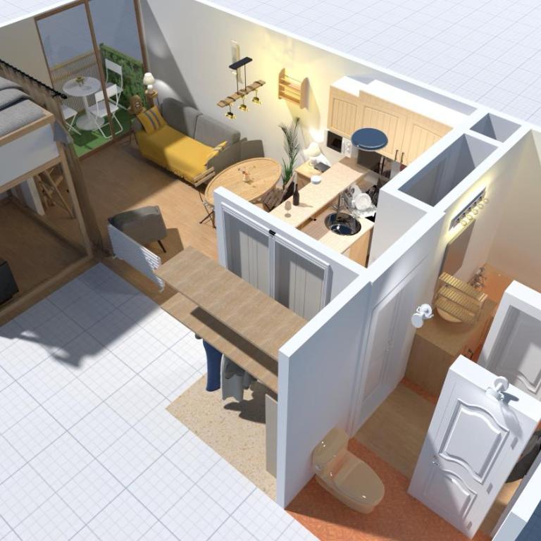 Appartement, cosy, balcon, plein Sud - Appartement 1 Chambre - 2