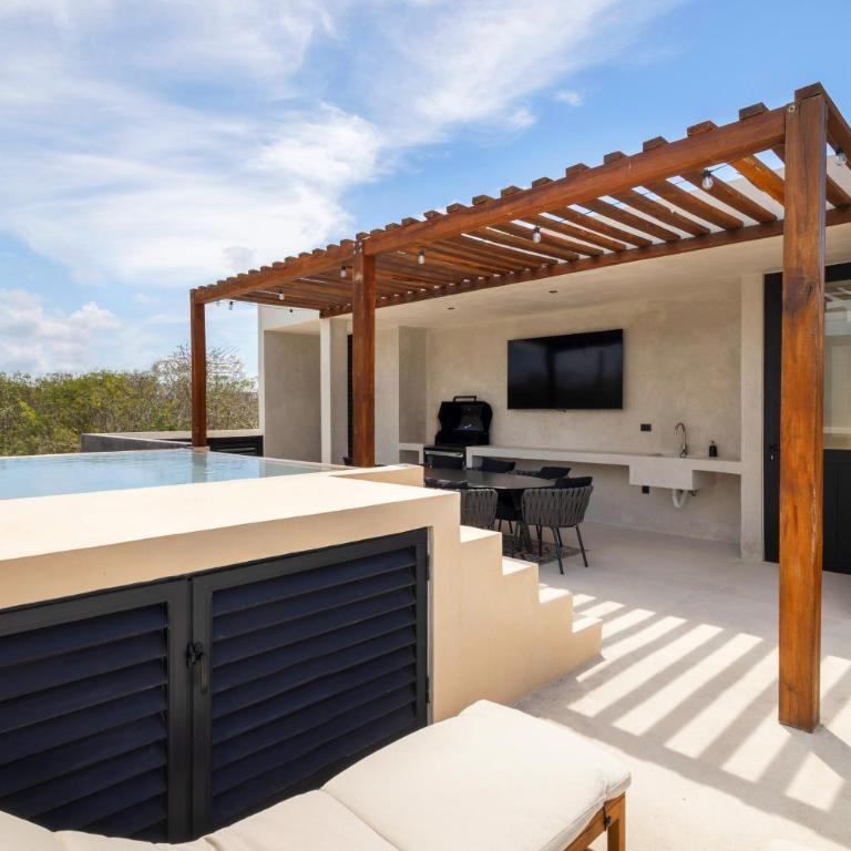 Modern and Luxury Villa with 2 private pools in Tulum - Villa de 3 dormitorios - 88