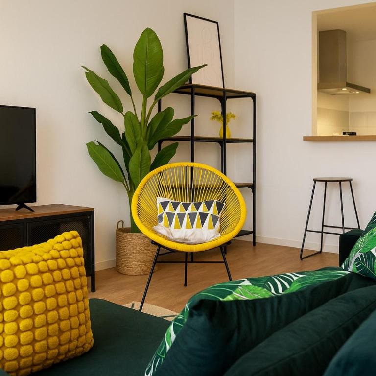 Le Spot Borderouge - Moderne, Parking inclus & centre-ville facile - free checkIn - Apartment mit 1 Schlafzimmer - 1