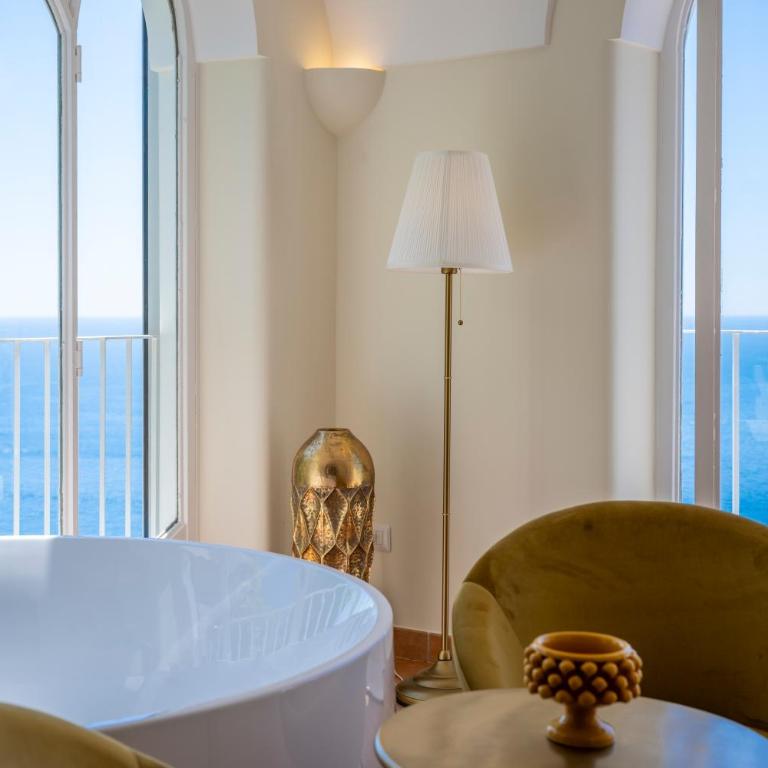 Villa Santa Chiara Positano Suites - Suite King con Vista Mare - 15