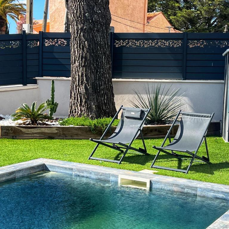 Le Grand Pin villa Climatisée, Piscine, Rooftop - Villa - 7