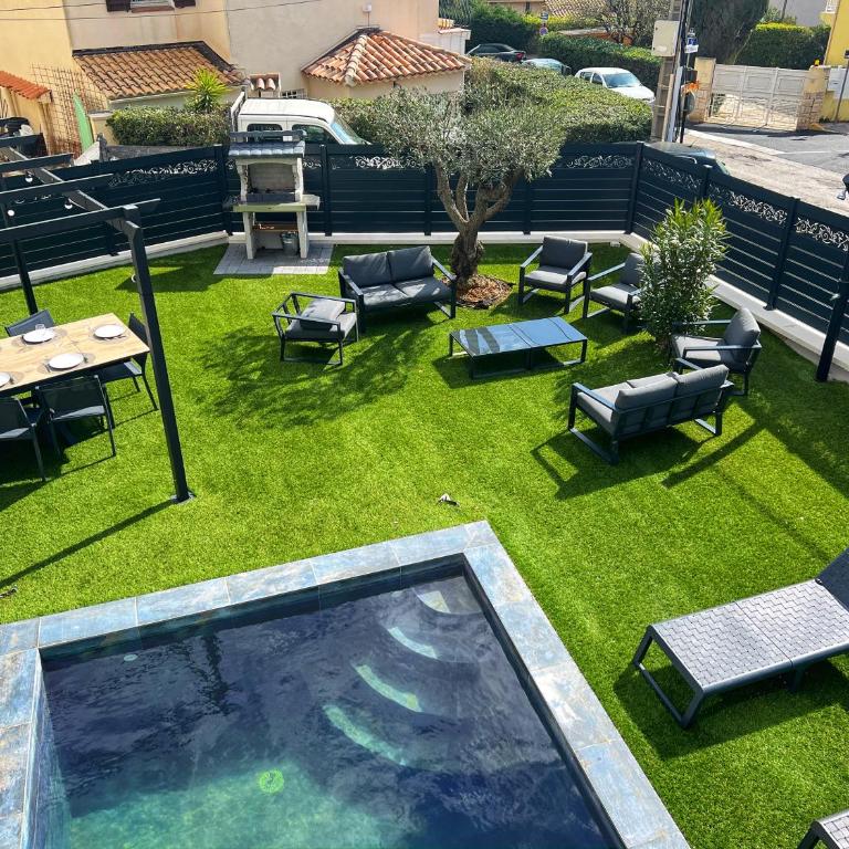Le Grand Pin villa Climatisée, Piscine, Rooftop - Villa - 8