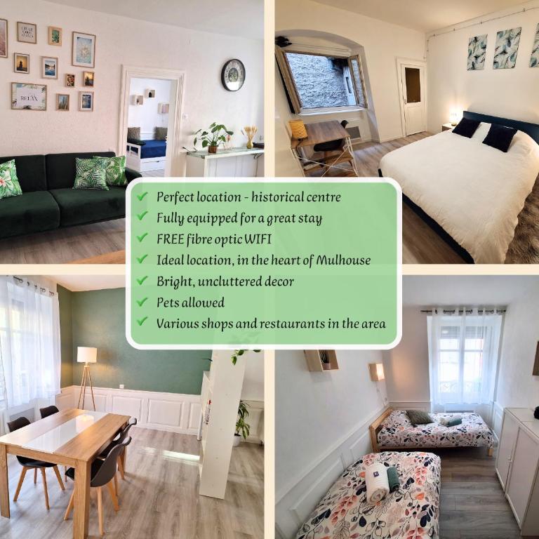 Urban Green Spirit - Centre historique, familial - Appartement 2 Chambres - 6