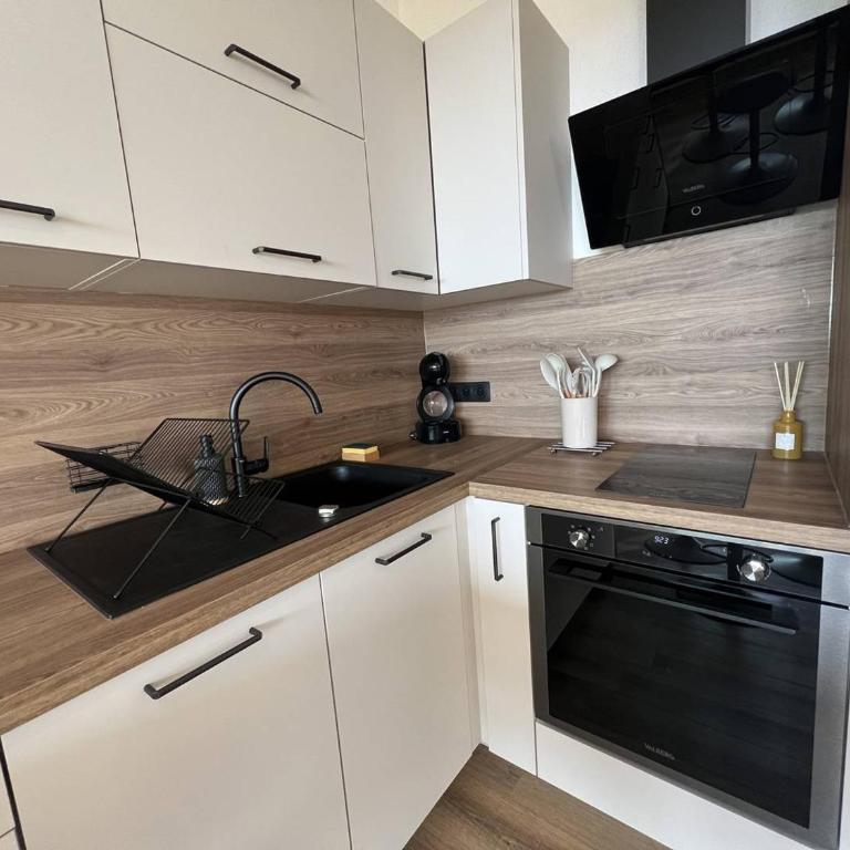 Villa T3 rénovée, 4 pers, face mer, clim, WiFi, Port Leucate - FR-1-81-633 - Villa - 16