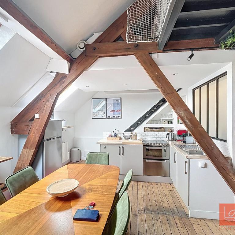 La passerelle, charmant duplex, centre Wimereux - Apartment mit 1 Schlafzimmer - 11