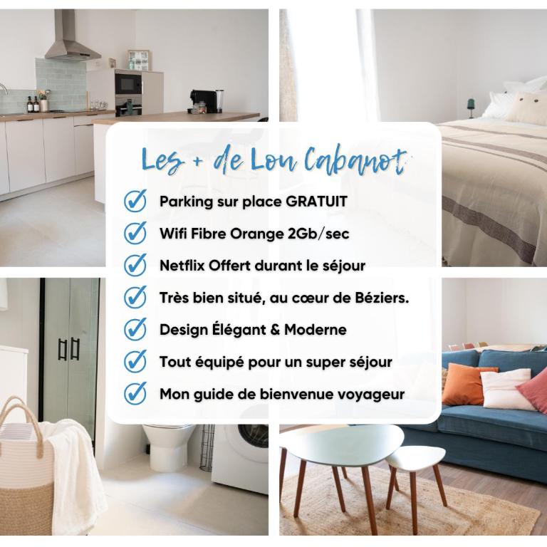 Lou Cabanot - Appartement lumineux 3 chambres - Parking Gratuit - Three-Bedroom Apartment - 28