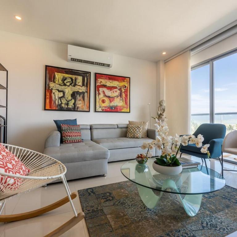 Beachfront Modern One-Bedroom Apartment with Pool, Parking - Apartamento de 1 dormitorio - 4