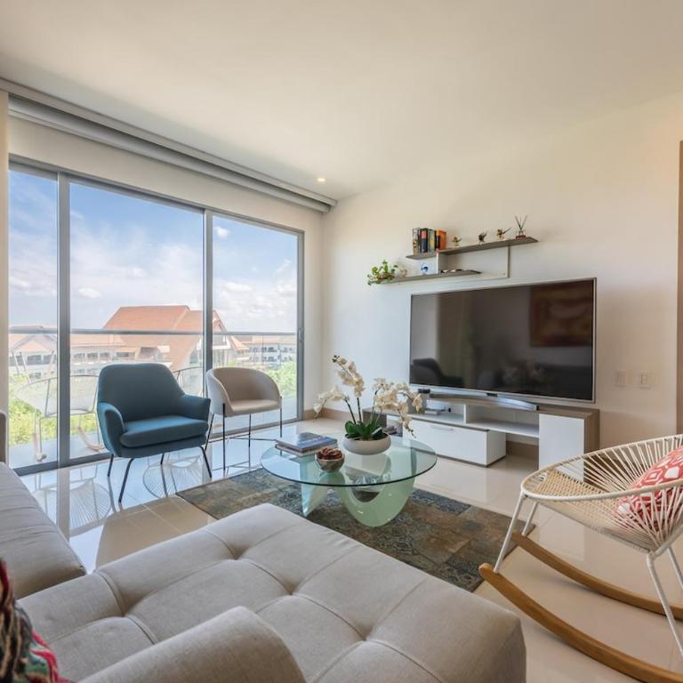 Beachfront Modern One-Bedroom Apartment with Pool, Parking - Apartamento de 1 dormitorio - 19