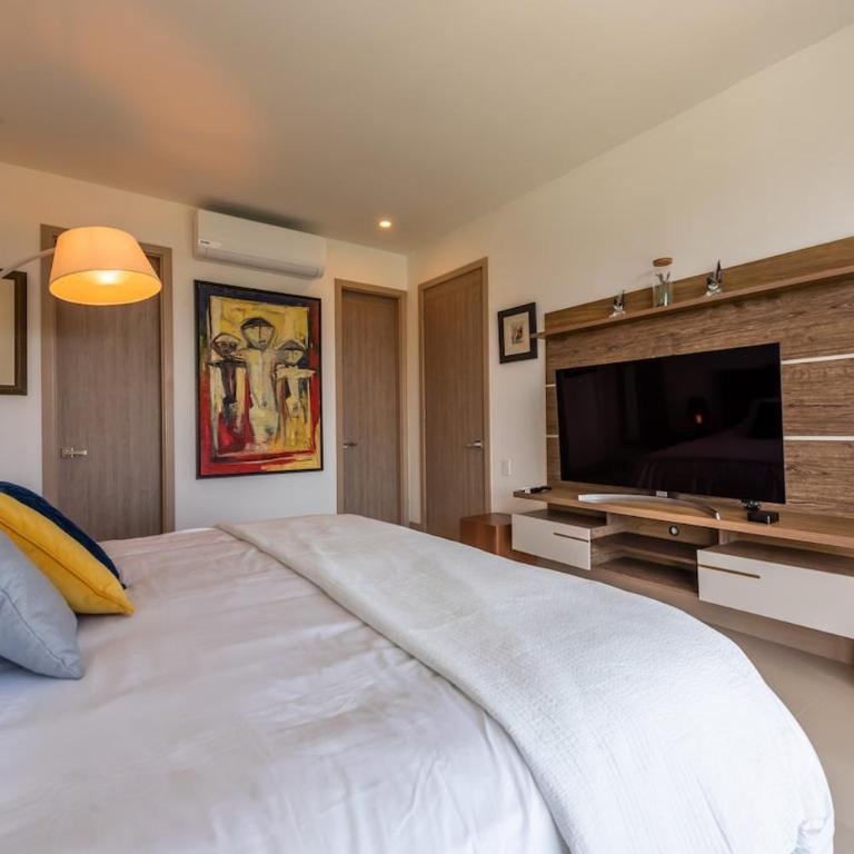 Beachfront Modern One-Bedroom Apartment with Pool, Parking - Apartamento de 1 dormitorio - 45