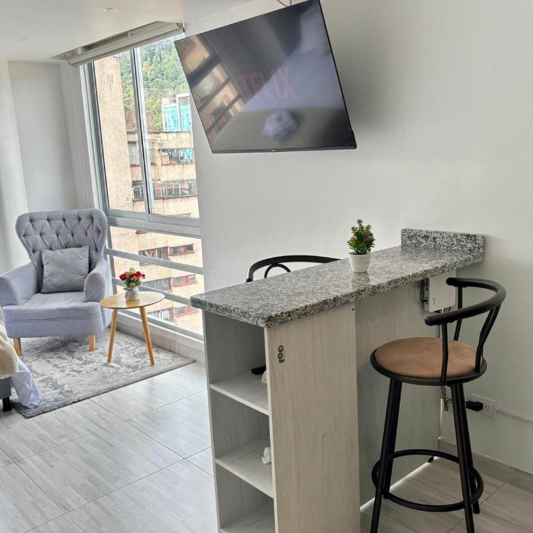 Apartamento doble vista panorámica al cerro de Monserrate - Apartamento de 1 dormitorio - 2